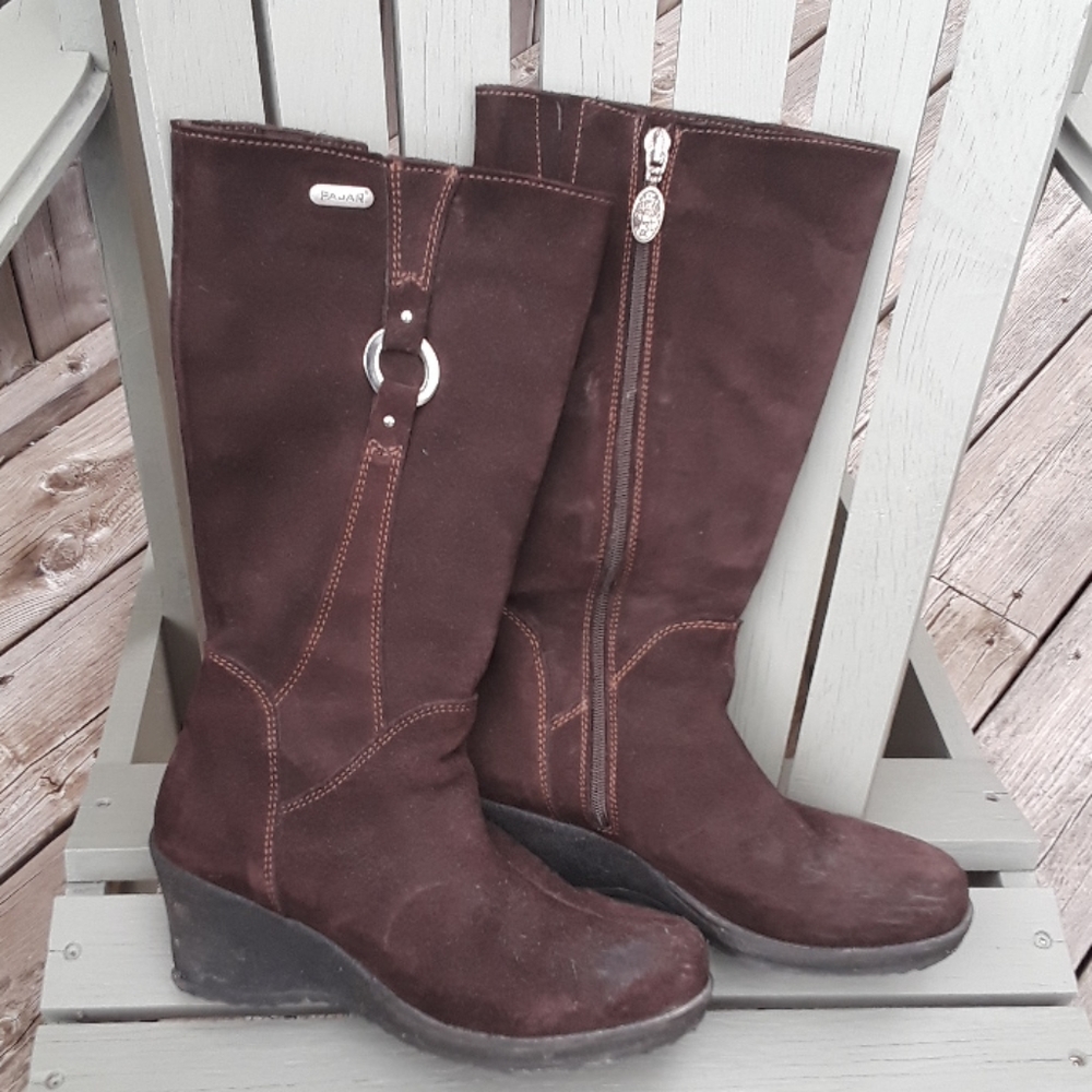 🔥HOT DEAL🔥Pajar suede wedge heel boot
